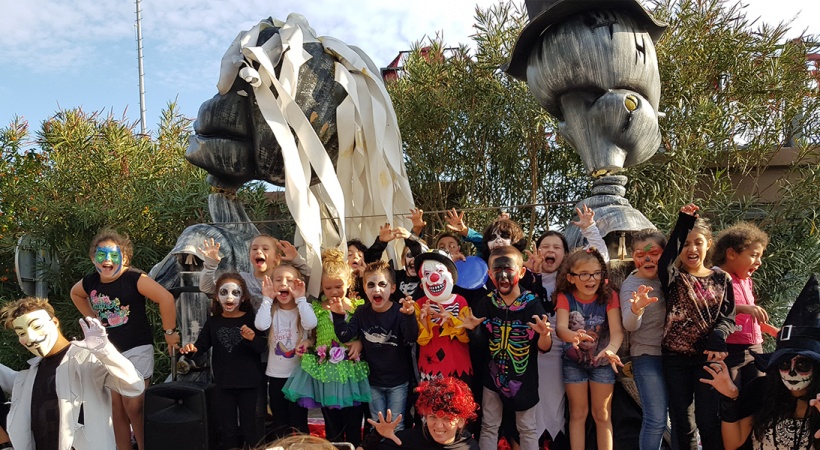 Animation Halloween pour les enfants de Corse par la Souris Verte Corsica