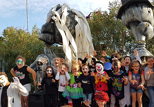 Animation Halloween pour les enfants de Corse par la Souris Verte Corsica